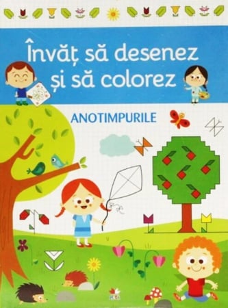Cărţi de colorat - Învăț să desenez și să colorez. Anotimpurile