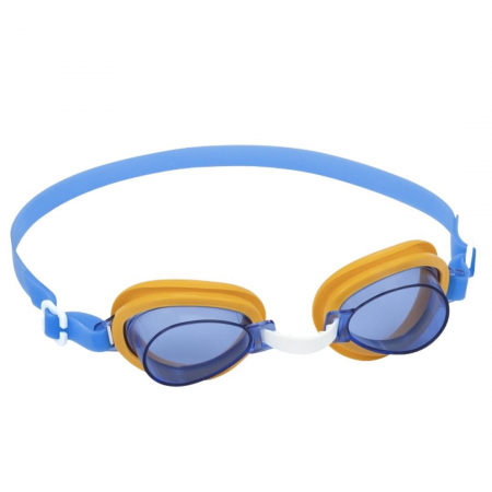 Articole pentru plajă - Ochelari inot pentru copii 3 ani+ Aqua Burst Essential Bestway albastru si galben