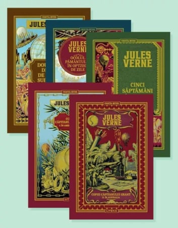 Citire/Poveşti - Pachet 5 volume Jules Verne