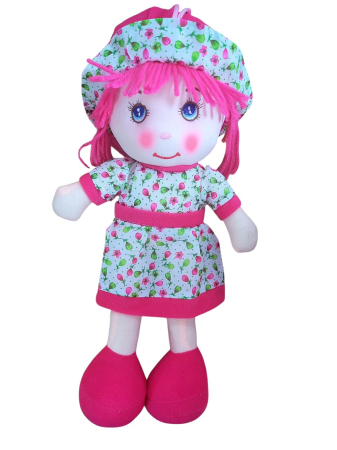 Jucării bebe - Papusa textila 35 cm care spune rugaciunea Ingerasul meu, diferite culori