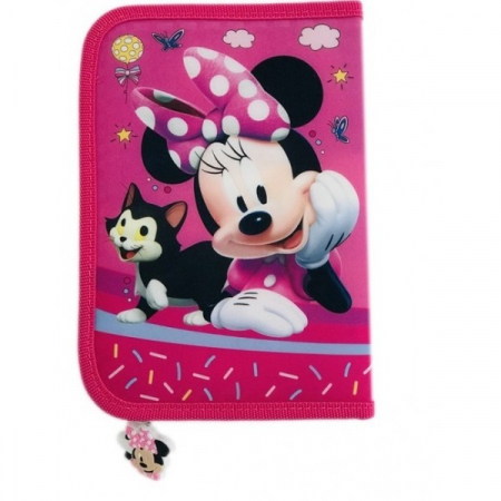 Penar Textil 1 Fermoar Si 2 Flapsuri Minnie Mouse si Daisy, 21 X 14 X 3.5 Cm [2]