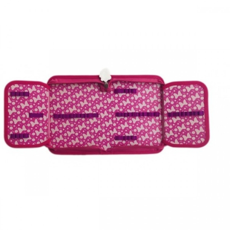 Penar Textil 1 Fermoar Si 2 Flapsuri Minnie Mouse si Daisy, 21 X 14 X 3.5 Cm [1]
