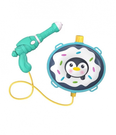 Pistoale cu apa - Pistol cu apa cu rezervor de tip rucsac cu bretele ajustabile, capacitate 1,2 L Gogosica pinguin