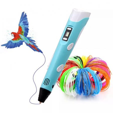 Pix 3D creativ cu afisaj digital, 3 filamente incluse [1]