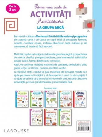 Prima mea carte de activitati Montessori. La grupa mica [1]