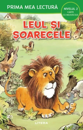 PROMOŢII - Prima mea lectura. Leul si soarecele. Carte cu majuscule (Nivelul 2)