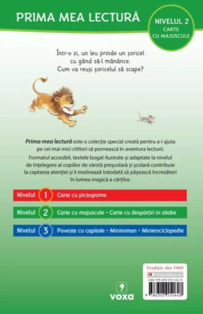 Prima mea lectura. Leul si soarecele. Carte cu majuscule (Nivelul 2) [1]