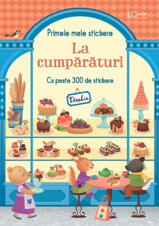 Cărţi cu autocolante - Primele mele stickere. La cumparaturi (Usborne)