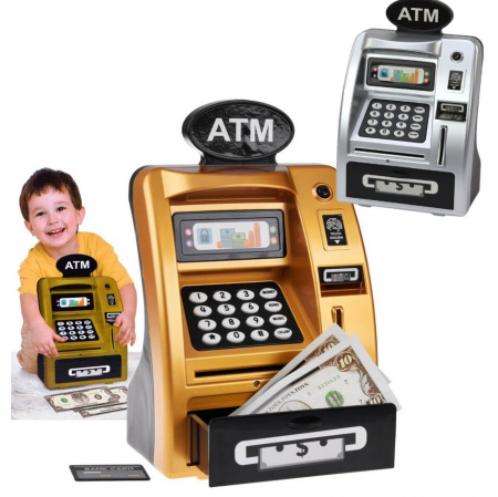 Pusculita de tip bancomat cu functii realistice ATM baby machine [3]