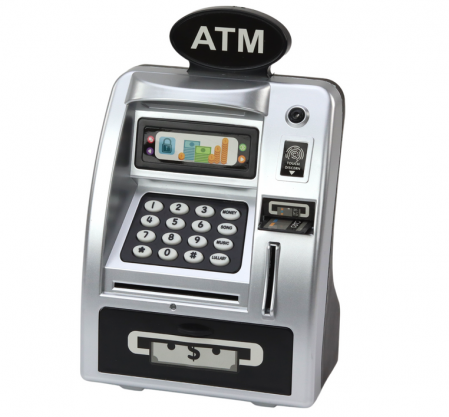 Pusculita de tip bancomat cu functii realistice ATM baby machine [4]
