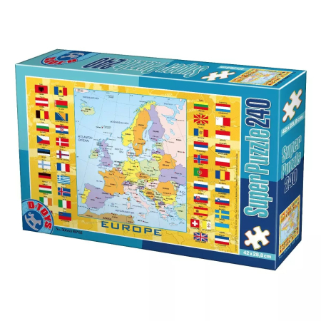 IDEI DE CADOURI - Puzzle 240 de piese harta Europei