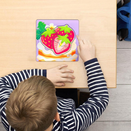 Puzzle 6 in 1 FRUCTE 4 piese [2]
