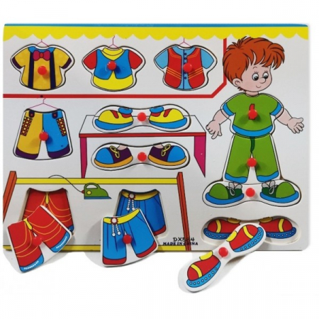 PROMOŢII - Puzzle cu butoni IMBRACA BAIETELUL 2
