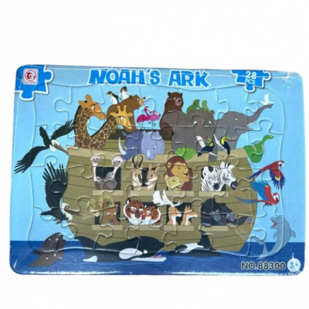 PROMOŢII - Puzzle din carton 28 de piese ARCA LUI NOE