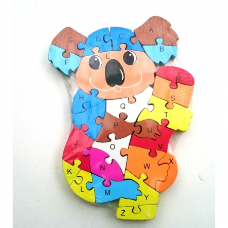 PROMOŢII - Puzzle din lemn, cu piese mari URSULET KOALA