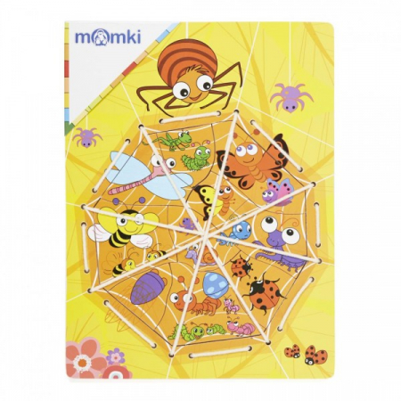 Jocuri Educative - Puzzle Educativ Din Lemn - Panza De Paianjen