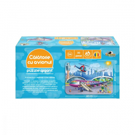Puzzle Gigant Noriel - Calatorie cu avionul, 30 piese [2]