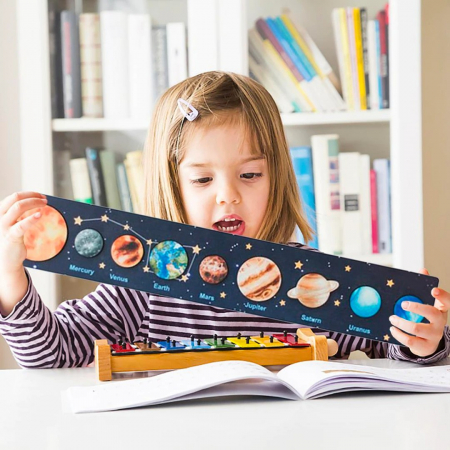 PROMOŢII - Puzzle incastru din lemn SISTEMUL SOLAR