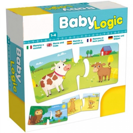 Jocuri Educative - Puzzle Mama si puiul - Baby logic