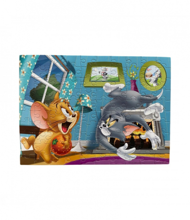 Puzzle Tom si Jerry 100 piese + bonus [1]