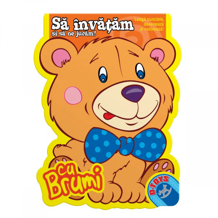 Cărţi de colorat - Să învățăm cu Brumi – Joc de logică și desenat