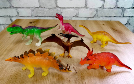 Jucării de rol - Set 6 figurine DINOZAURI