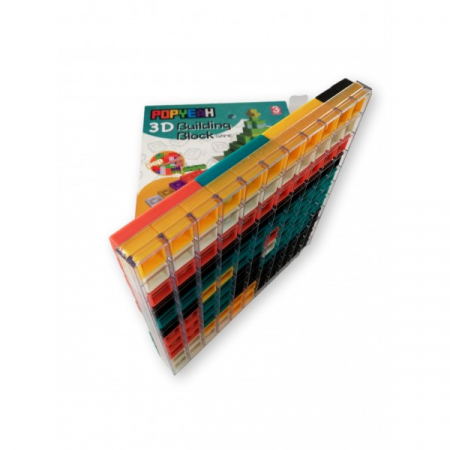 Set blocuri de construit din silicon POPYEAH Building Block Game [3]