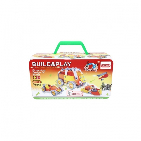 Set creativ pentru construit masini 148 piese [3]