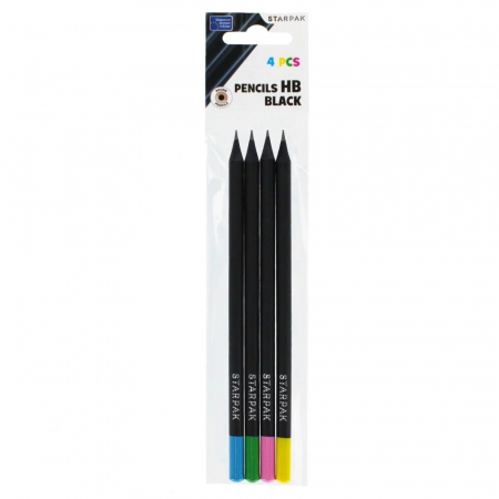 RECHIZITE - Set creioane HB, Starpak, 4 buc