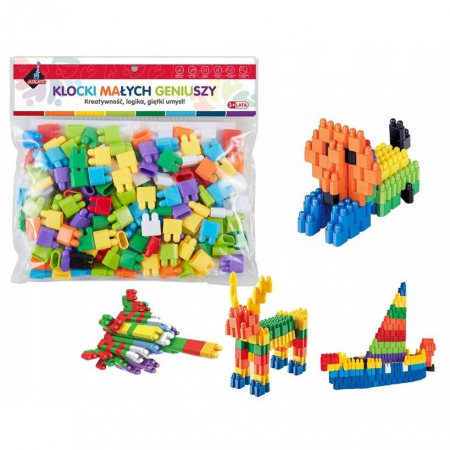 Jucării creative - Set de construcţie educaţional cuburi Bullet Head - 160 de piese