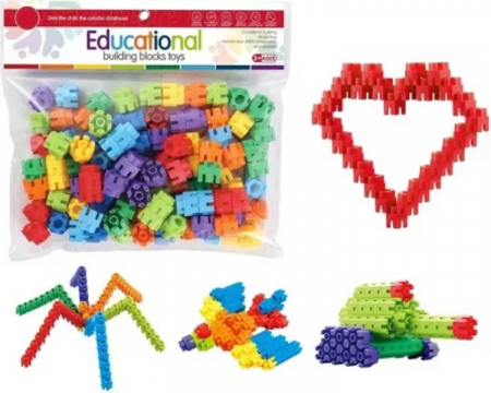 Seturi de construit - Set de construcţie educaţional cuburi Six Dimensions - 100 de piese