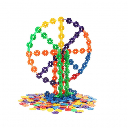 Set de construcţie educaţional ROŢI ZIMŢATE - 129 de piese [1]