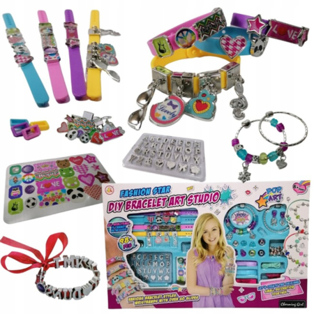 Jucării creative - Set de creatie bratari DIY Bracelet art studio