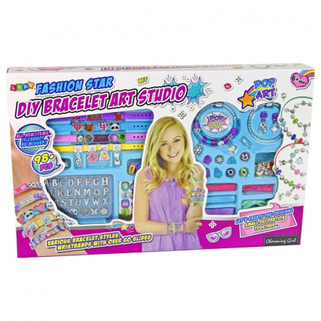 Jucării creative - Set de creatie bratari DIY Bracelet art studio