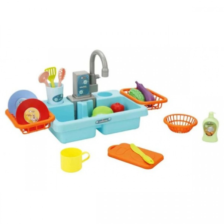 Jucării interactive - Set de joaca, Little Chef, Chiuveta mea de bucatarie