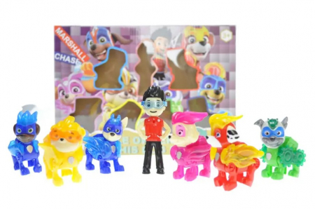 Jucării personaje din desene animate - Set figurine luminoase Patrula Catelusilor