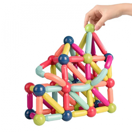 Set magnetic de construit MAGNETIC STICKS 100 de piese STEM [3]