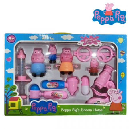 PROMOŢII - Set personaje Peppa Pig si ustensile doctor