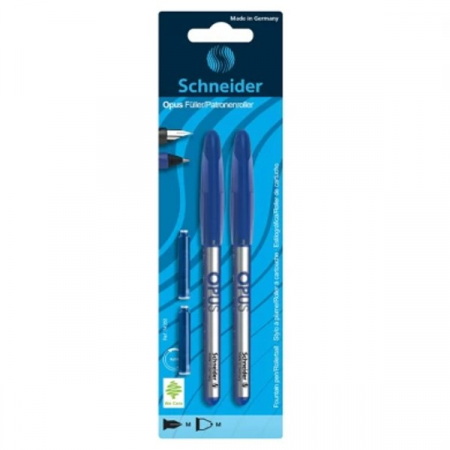 Set stilou cu penita si stilou roller plus 2 rezerve Schneider Opus diverse culori [1]