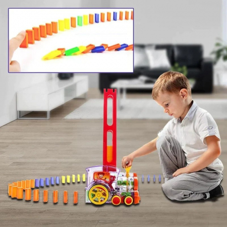 Trenuleţ interactiv DOMINO Electric Domino Train [2]