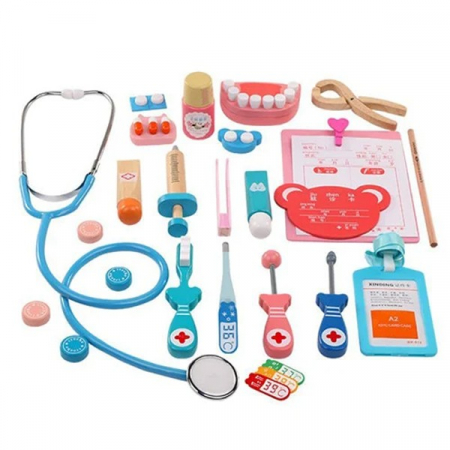 Trusă doctor dentist din lemn Doctor Toy Set [3]
