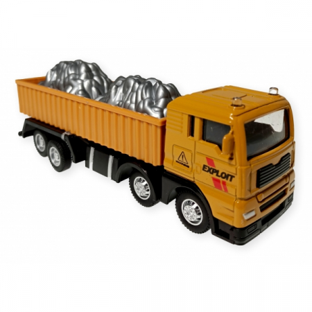 Masinute si machete metal - Vehicul utilitar camion de transport 1:55 17 cm