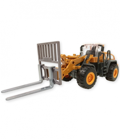 Masinute si machete metal - Vehicul utilitar de constructii 1:55 19 cm Forklift