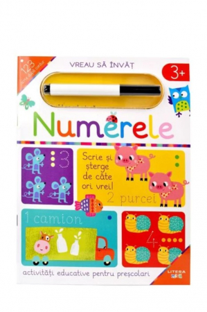 Cărţi de activităţi - Vreau să învăț. Numerele