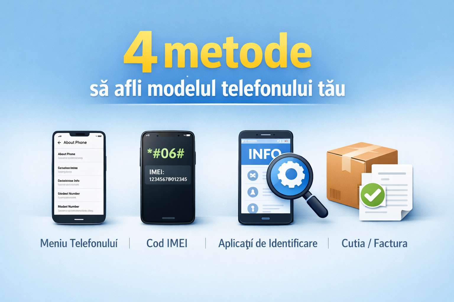 Cum afli modelul telefonului tău – 4 metode simple și rapide (Android & iPhone, 2026)