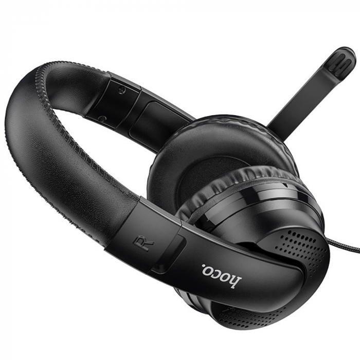 Casti Gaming Jack 3.5mm Hoco Magic tour (W103) Negru [3]
