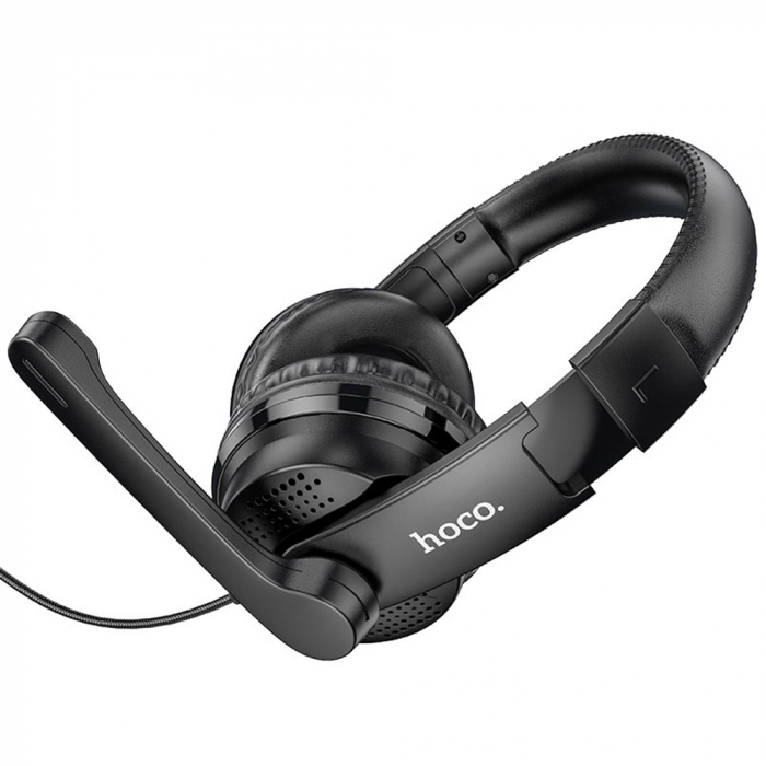 Casti Gaming Jack 3.5mm Hoco Magic tour (W103) Negru [2]