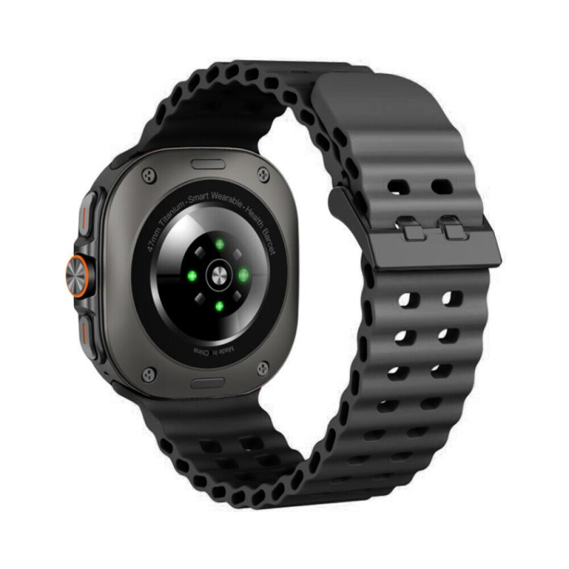 Ceas Smart AMOLED 1.43”  functii inteligente Smartwatch XO Ultra Negru [4]