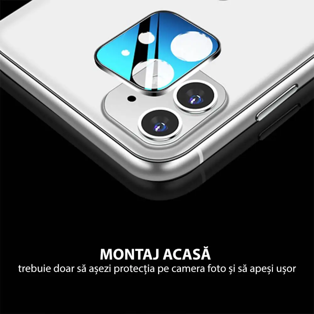 Folie de protectie camera iPhone 12 Pro Lito Negru [2]