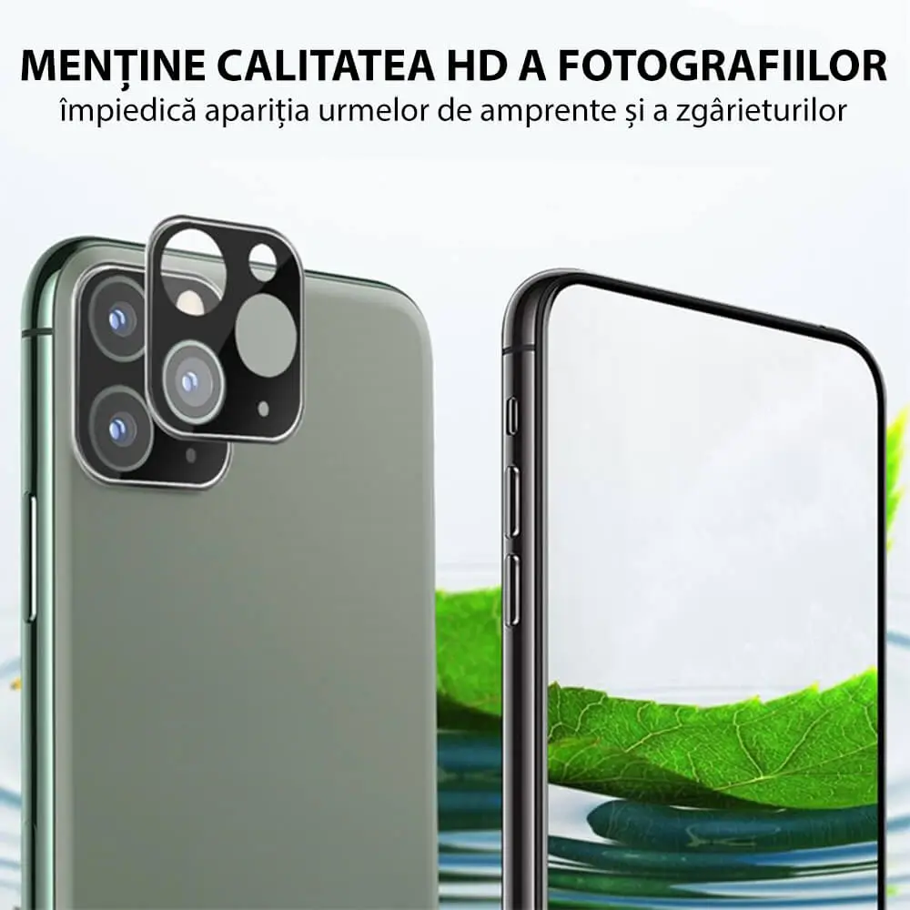 Folie de protectie camera iPhone 12 Pro Lito Negru [10]